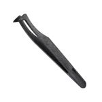 Plastic Tweezer, 4.7" Length Anti-static Curved Tip Pickup Tool  -