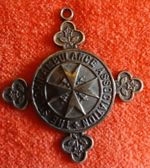 St John Ambulance Association Cross, Hallmarked Solid Silver Birmingham.