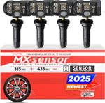 4PCS Autel TPMS MX-Sensor 315MHz + 433MHz 2in1 Programmable Tire Pressure Sensor