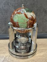 Gemstone Globe With Rotating Clock, Thermometer, hygrometer 