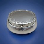 Vintage Sterling Silver Pill Box by D S London 2003
