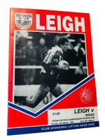 Rugby Programme Leigh Vs Wigan March 1994 Vintage ra