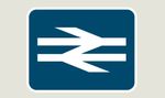 BR White Arrows - Train Depot Sticker/Decal 100 x 77mm 