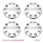 4Pcs Stainless Steel Wheel Trims Covers 22.5" For Volvo Truck And Bus