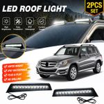 Roof Light Top Light Bar Cover LED DRL Fits Mercedes-Benz GLK-Class 2013-2018