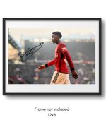 Kobbie Mainoo Hand Signed Man Utd 12x8 New 2026  Photo + Verified COA