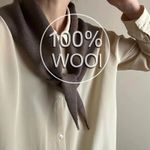 Wool Knitted Triangular Scarf Warm Warm Shawl New Triangle Knit Scarves Winter