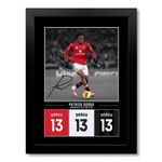 Patrick Dorgu Manchester United Signed Poster Print Photo Framed Autograph Gift
