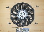 80W Universal MOTORSPORT FAN ***NEW*** Blowing 28cm 10" Fan 12 Volt Suction
