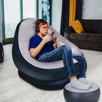 Jilong Inflatable Deluxe Lounger Ottoman Couch Gaming Chair Foot Stool Seat Air