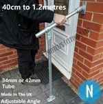 Outdoor Disability Handrail Mobility Safety Grab Rail Door Steps Access Garden N