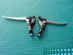 TEKTRO FL750 Bike Forged Alu Brake Lever Set - 22.2mm - Silver or Black