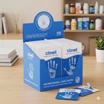 Clinell Antimicrobial Hand Wipes - Pack of 100 100 count (Pack 1) 