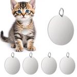 Hypoallergenics Stainless Steel Pet IDs Hangtags Smooth Surfaces Lasers