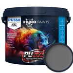 CONCRETE FLOOR PAINT INDUSTRIAL GRADE POLYURETHANE PU350 GRADE  RHINO PAINTS