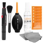K&F Concept 15in1 Camera Lens Cleaning Kit Air Blowing, Wipes,Liquid, cloth, Pen