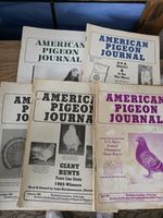 Vintage American Pigeon Journal Magazine Joblot Bundle x5 Issues 1980s 1991