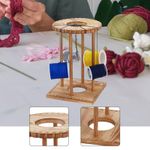 Kumihimo Marudai Disk Rack Wooden Utensil Easy to Use Bracelet