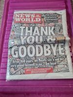 News of the World Final Edition 10 July 2011 Sealed Last Issue Souvenir Mag New