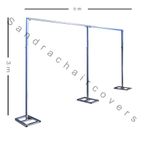 WeddingGeneral Economy Telescopic Wedding Backdrop Stand Sale 6Mx3M Or 3 X3M-D2
