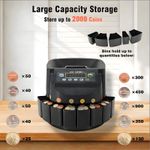 Automatic GBP Coin Counter Sorter LCD Cash Currency Counting UK Pound Coins Shop