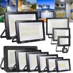 LED Floodlight Outside Light,Security Flood Lights, Outdoor Garden Lamp 10W-500W