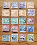 Cyprus KGVI Pictorials 1938–52 Used Stamp Group (20) Various Piastres .