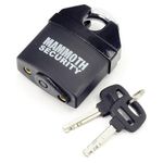 Mammoth Motorcycle Security Shackle Lock 11mm Hardened Steel Padlock