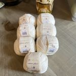 Rowan Cotton Glace 4 Ply Cotton Yarn 50g Balls x 7 cream Shade 725