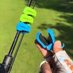 2 PCS Fishing Rod Holder Straps Pole Clips Protective Fishing Rod Fixed Portable