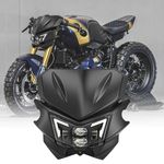 LED Headlights w/DRLs Black Mask Plug and Play For Street Fighter Dirt Bike