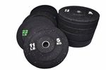 Exersci Crumb Rubber Bumper Plates 5kg-25kg, 100kg/150kg Sets
