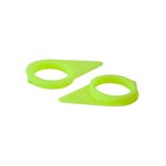 10 x 21MM CHECKPOINT LOOSE WHEEL NUT INDICATORS SAFETY POINTER MARKER YELLOW