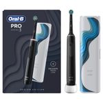 Oral-B Pro Series 3 Electric Rechargeable Toothbrush with Travel Case 3500 Black