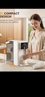 KOMORE 3L Instant Hot Water Dispenser, 5 Temperature Presets & 4 Volume