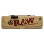 Raw Rolling Papers King Size Slim Tin Storage Case - Classic