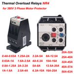 Thermal Overload Relays NR4 Range 0.4Amp-63Amp for 3 Phase Motor Protector