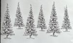 Carnation Crafts-Hint Of Pine Christmas Tree Die Cuts