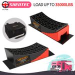 2pack motorhome leveller blocks wheel chocks Stopper Ramp anti-slip mats trailer