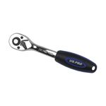US PRO 1/4 Drive Ratchet Curved Offset Handle Metric Socket Wrench Tool 72 Teeth