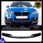 FOR BMW 3 SERIES F30 F31 M SPORT FRONT BUMPER SPLITTER LIP GLOSS BLACK 2011-2018