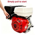 4-Stroke 7.5HP 196CC Petrol Gas Gasoline Engine Replacement Honda GX160 GX200 UK