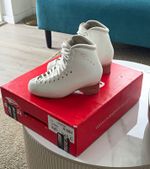 Edea Chorus Ivory Figure Skating Boots 245 C With Box