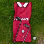 Manchester Red 1999 Home Shirt Retro Football Personalised Vintage Golf Towel