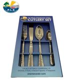 16 Piece Stainless Steel Cutlery Dinner Set Caravan Motorhome Home  MI528