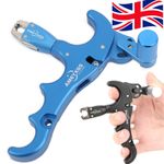 Compound Bow Release Aids 4 Finger Thumb Trigger Grip Adjustable Archery Hunting