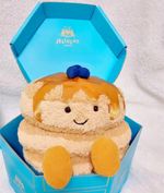 Jellycat Amuseables Fran Pancakes Pillow Birthday Doll Plush Toys Tag & Dust Bag