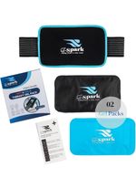 Reusable Hot Cold Gel Ice Packs with Strap for Knee Back Sports & other Injuries
