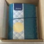 Filofax Domino Luxe Pocket Organiser, Teal Faux Leather (028833)