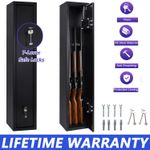 3 Gun Cabinet Safe Rifle Firearm BS7558/92 Police Approved Heavy Steel Lockable